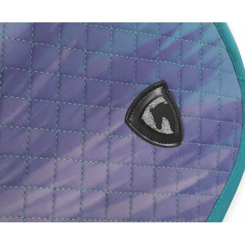 Shires ARMA Tie Dye Saddle Pad - Teal 2 Shires ARMA Tie Dye Saddle Pad - Teal - Image 2