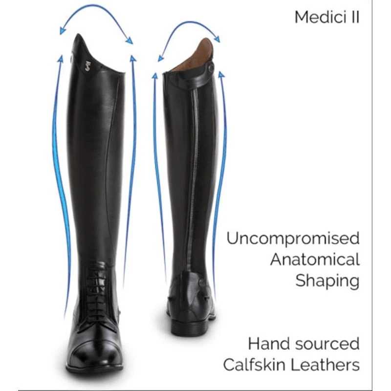 Tredstep Medici II Dress Boot - Black Tall Height 2 Tredstep Medici II Dress Boot - Black Tall Height - Image 2