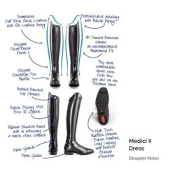 Tredstep Medici II Dress Boot - Black Tall Height 9 Tredstep Medici II Dress Boot - Black Tall Height -Tackof The Day Shop 523646 800 800