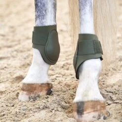 Horze Adepto Fetlock Boots - Beetle Khaki Green -Tackof The Day Shop 532760 800 800