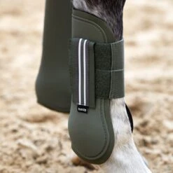 Horze Adepto Tendon Boots - Beetle Khaki Green -Tackof The Day Shop 532861 800 800