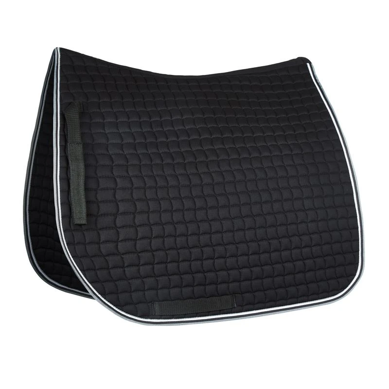 Horze Adepto Dressage Saddle Pad - Black 1 Horze Adepto Dressage Saddle Pad - Black