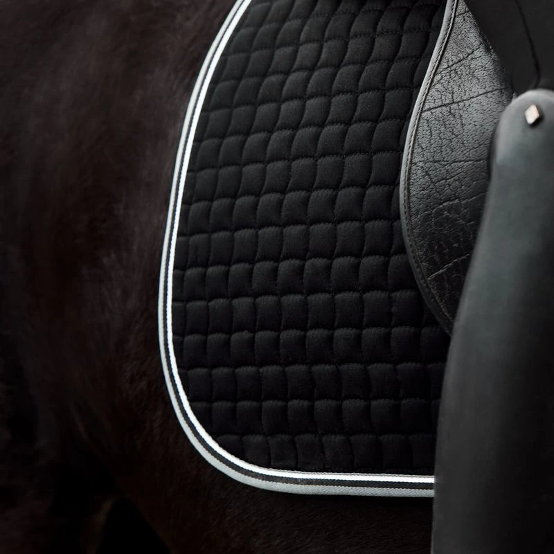 Horze Adepto Dressage Saddle Pad - Black 3 Horze Adepto Dressage Saddle Pad - Black - Image 3