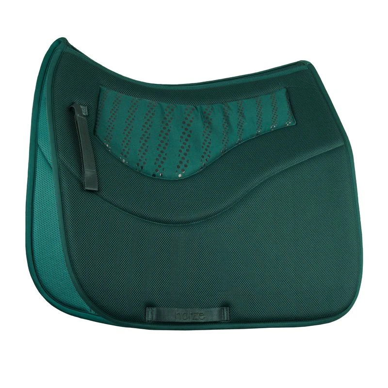 Horze Phoenix Dressage Saddle Pad - Storm Green 1 Horze Phoenix Dressage Saddle Pad - Storm Green