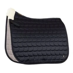Horze Houston Fleece Wither Dressage Saddle Pad - Dark Navy