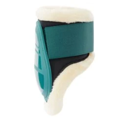 Horze Caliber Faux Fur Fetlock Boots - Storm Green 7 Horze Caliber Faux Fur Fetlock Boots - Storm Green -Tackof The Day Shop 533309 800 800