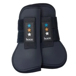 Horze Alex Pony Neoprene-Lined Tendon Boots - Dark Navy