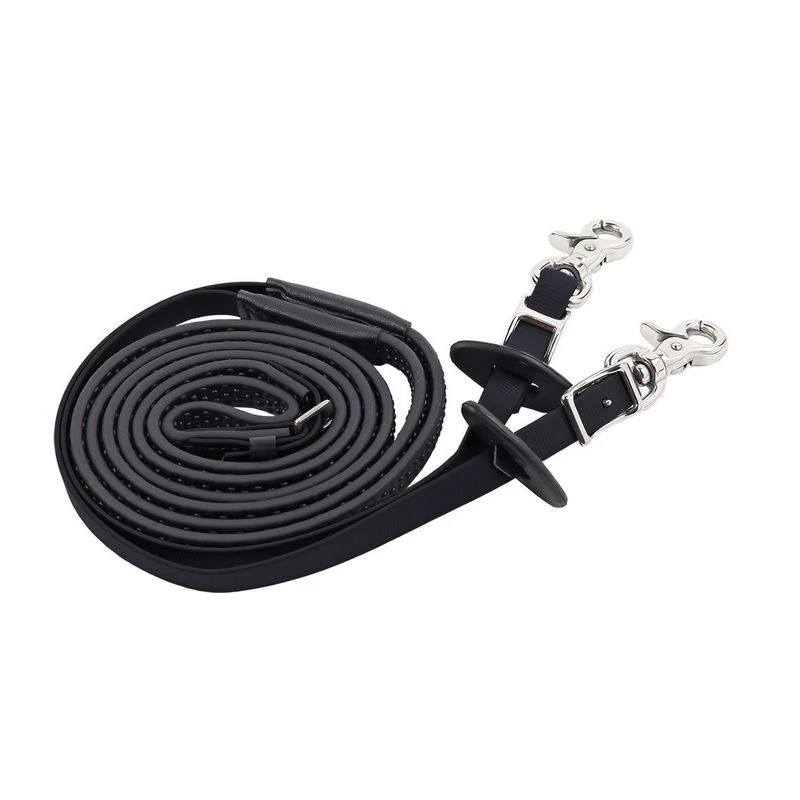 Zilco R-Grip Endurance Reins - Black 1 Zilco R-Grip Endurance Reins - Black