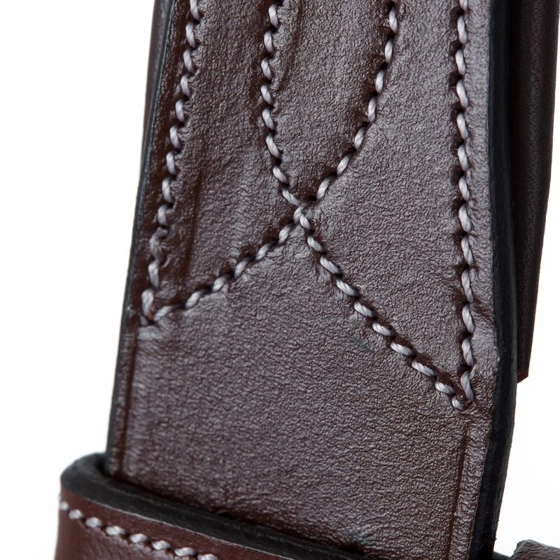 Horze Buxton Flash Bridle W/Reins - Brown 3 Horze Buxton Flash Bridle W/Reins - Brown - Image 3