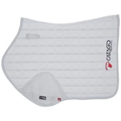 Catago FIR-Tech Jumper Saddle Pad - White