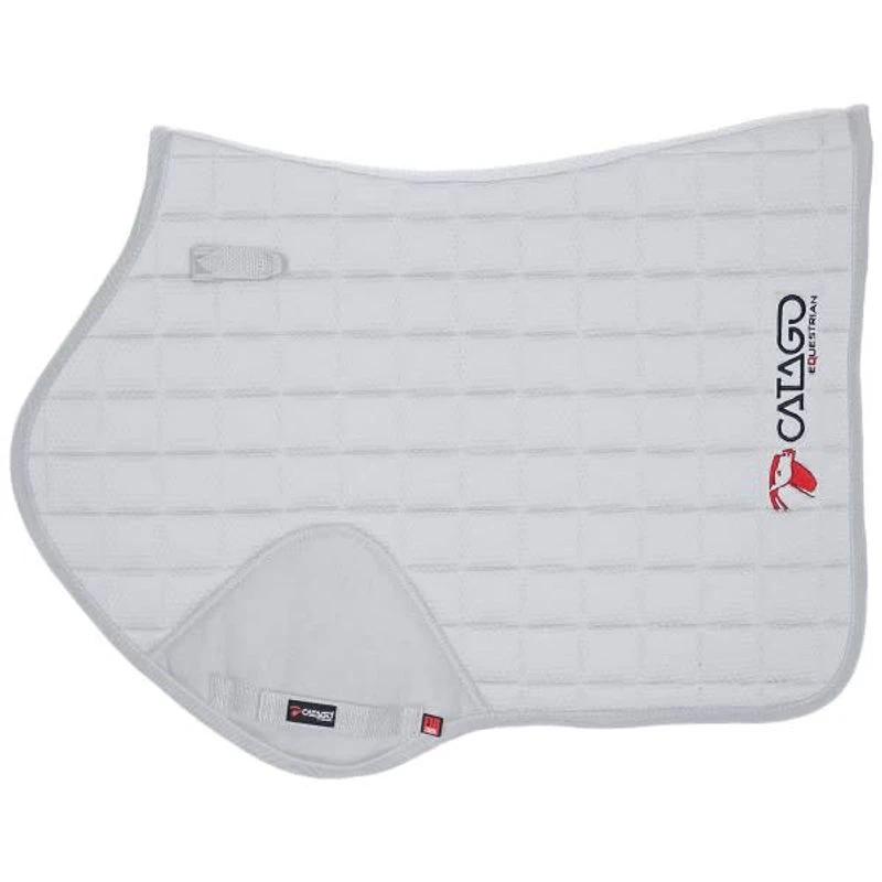 Catago FIR-Tech Jumper Saddle Pad - White 1 Catago FIR-Tech Jumper Saddle Pad - White