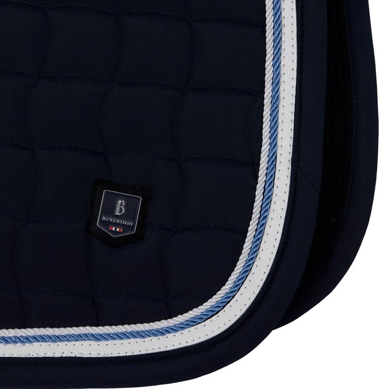 B Vertigo Cameron Double Corded All Purpose Saddle Pad - Dark Navy 3 B Vertigo Cameron Double Corded All Purpose Saddle Pad - Dark Navy - Image 3