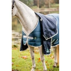 Horseware Eco Liner 200g - Teal Eco Print/Grey -Tackof The Day Shop 556338 800 800