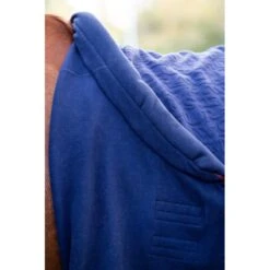 Horseware Embossed Cosy Neck Fleece - Navy HW Print/Burgundy/White -Tackof The Day Shop 556791 800 800