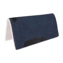 MicroSuede Standard Western Pad - Navy