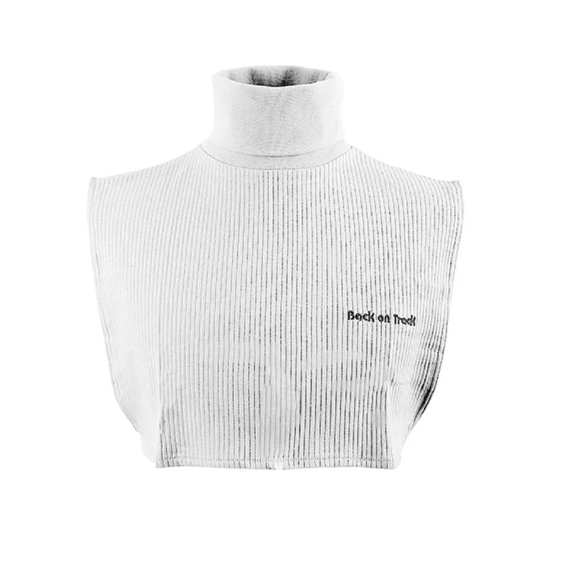 Back On Track Neck Cover With Dickey Bib - White 1 Back On Track Neck Cover With Dickey Bib - White