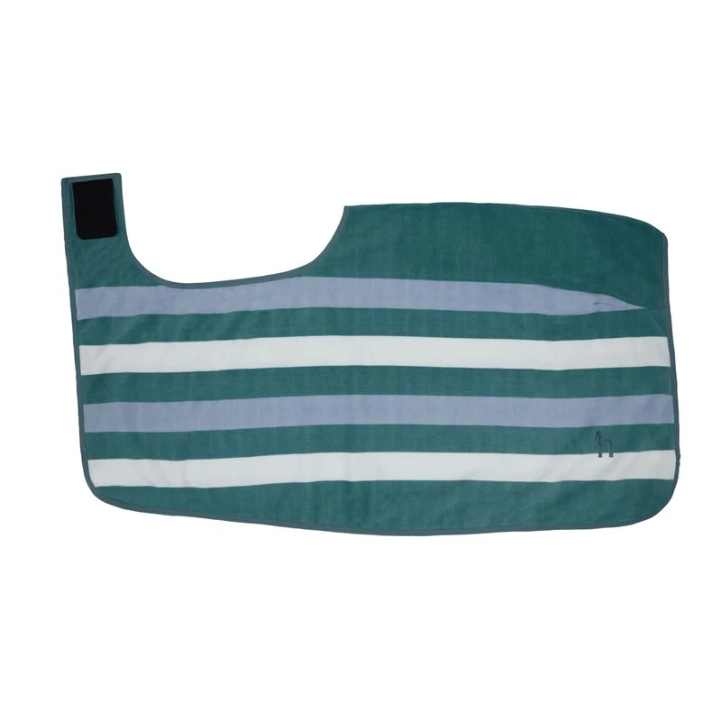 Horze Wilton Fleece Riding Blanket - Arctic/Blue Fog 1 Horze Wilton Fleece Riding Blanket - Arctic/Blue Fog