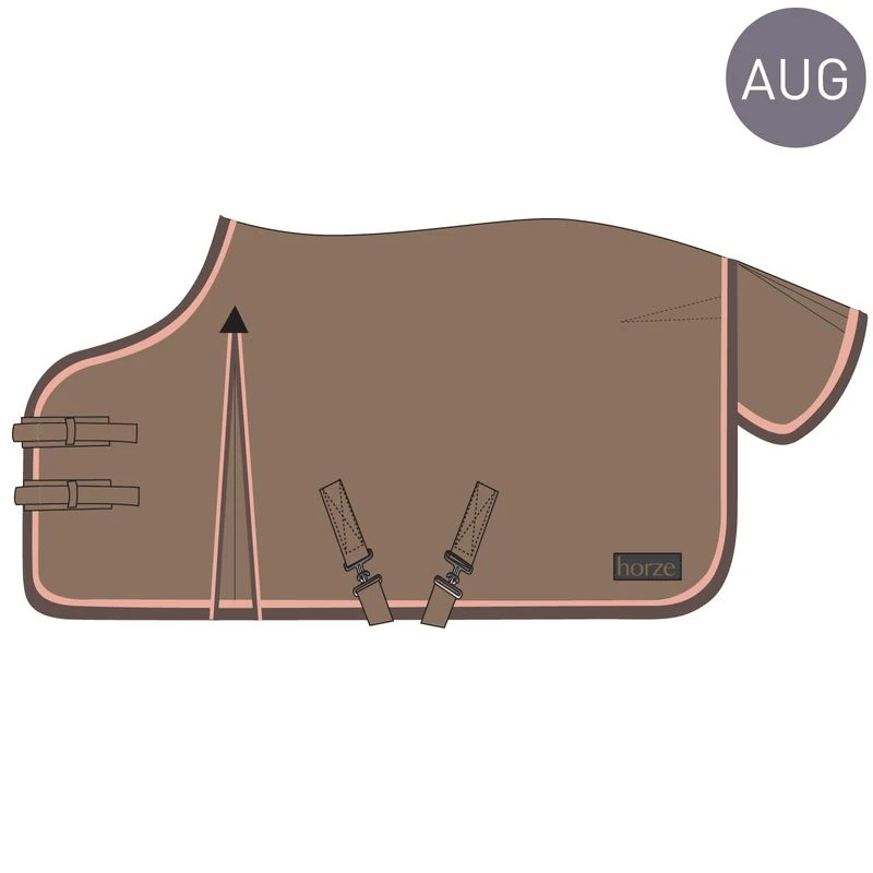 Horze Glasgow Heavy Weight Turnout Blanket 350g - Cocoa Mocha 4 Horze Glasgow Heavy Weight Turnout Blanket 350g - Cocoa Mocha - Image 4