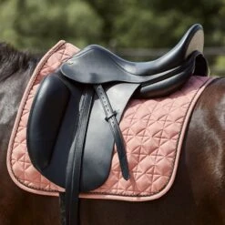 Horze Coventry Cooling Dressage Saddle Pad - Coral Pink -Tackof The Day Shop 586472 800 800