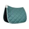 Horze Ghent Quick Dry Dressage Saddle Pad W/Faux Fur - Arctic Blue