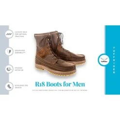 TuffRider Men's R18 Work Boots - Brown 11 TuffRider Men's R18 Work Boots - Brown -Tackof The Day Shop 589551 800 800