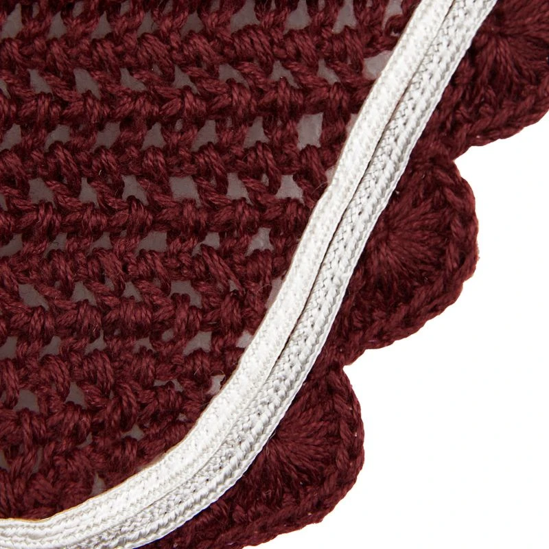 Horze Geneva Ear Net - Merlot 2 Horze Geneva Ear Net - Merlot - Image 2