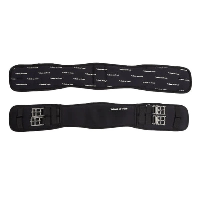 Back On Track Dressage Welltex Elastic Girth - Black 1 Back On Track Dressage Welltex Elastic Girth - Black