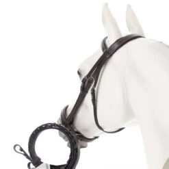 Equinavia Saga Wide Noseband Hunter Bridle With Reins - Chocolate Brown -Tackof The Day Shop 599844 800 800