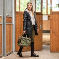 Horze Sandnes Grooming Bag - Olive Branch -Tackof The Day Shop 602427 800 800