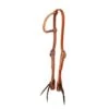 Perri's One Ear Tie End Western Headstall - Brown