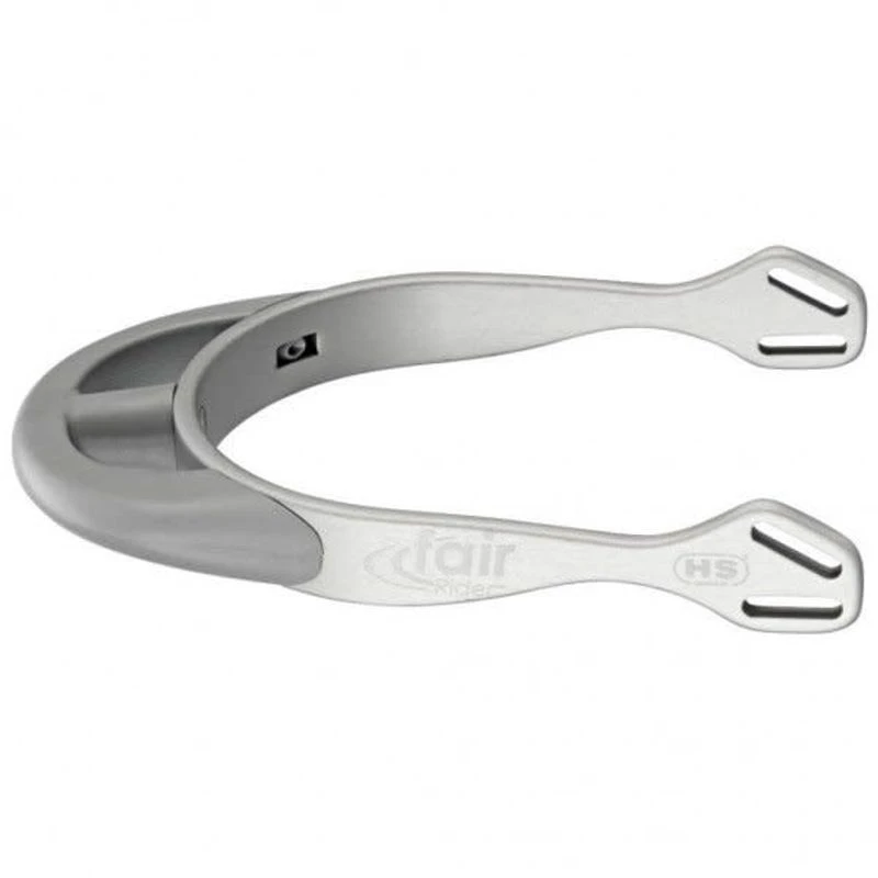 Herm Sprenger 25mm Rounded Neck Fairrider Spurs - Silver Aluminum/Silver 1 Herm Sprenger 25mm Rounded Neck Fairrider Spurs - Silver Aluminum/Silver