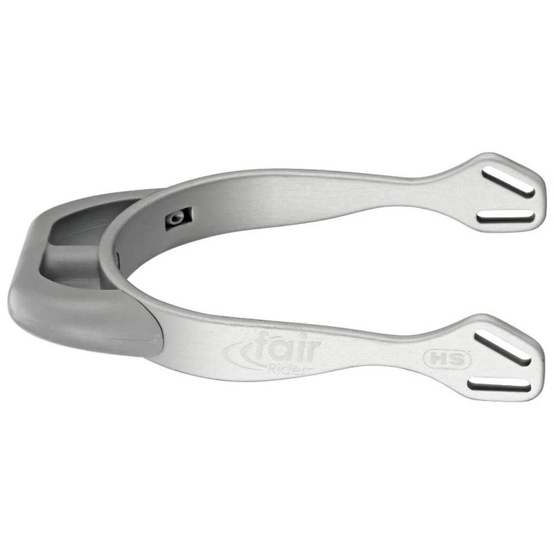 Herm Sprenger 20mm Flat Neck Fairrider Spurs - Silver Aluminum/Silver 1 Herm Sprenger 20mm Flat Neck Fairrider Spurs - Silver Aluminum/Silver