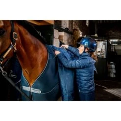 Horseware Dry Liner - Navy/Silver -Tackof The Day Shop 607413 800 800