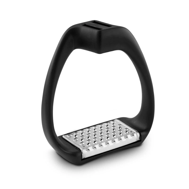 Royal Rider Evo 80 Stirrups - Black/Stainless Steel Pad 1 Royal Rider Evo 80 Stirrups - Black/Stainless Steel Pad