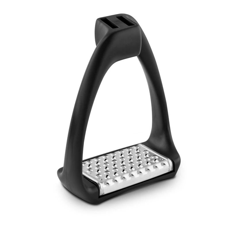 Royal Rider Evo 80 Stirrups - Black/Stainless Steel Pad 2 Royal Rider Evo 80 Stirrups - Black/Stainless Steel Pad - Image 2