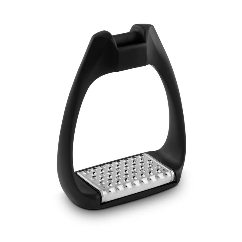 Royal Rider Evo Action Stirrups - Black/Aluminum Pad 1 Royal Rider Evo Action Stirrups - Black/Aluminum Pad