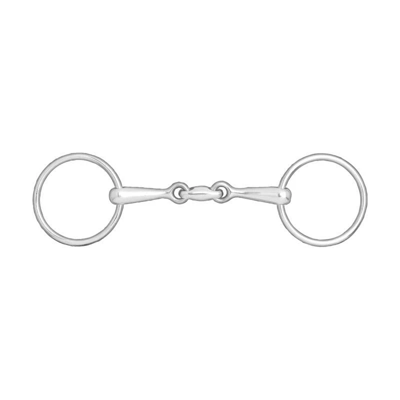 Horze Lozenge Link 13mm Loose Ring Snaffle Bit 1 Horze Lozenge Link 13mm Loose Ring Snaffle Bit