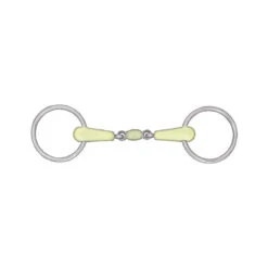 Horze Apple Flavor Peanut Link Loose Ring Snaffle Bit