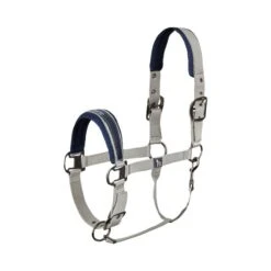 Horze Wicklow Comfort Mesh Halter - Harbour Mist Gray