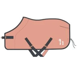 Horze Trixi Pony Fleece Cooler Blanket - Shrimp Pink -Tackof The Day Shop 649203 800 800