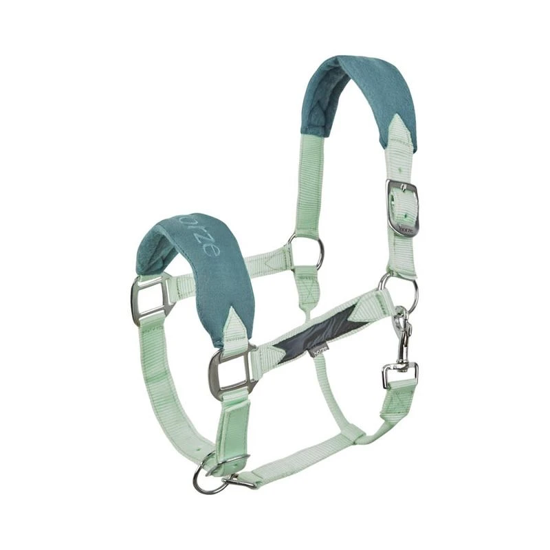 Horze Trixi Pony Soft Fleece Halter - Dusty Aqua 1 Horze Trixi Pony Soft Fleece Halter - Dusty Aqua
