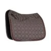 Horze Kenya Anti Slip Dressage Saddle Pad - Iron Grey Brown