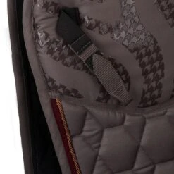 Horze Kenya Anti Slip Dressage Saddle Pad - Iron Grey Brown -Tackof The Day Shop 659635 800 800