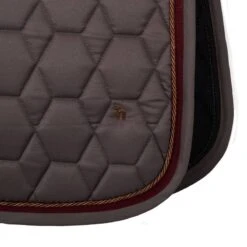 Horze Kenya Anti Slip Dressage Saddle Pad - Iron Grey Brown -Tackof The Day Shop 659636 800 800