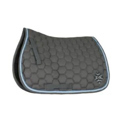 Horze Arizona Double Corded All Purpose Saddle Pad - Smoked Pearl Grey
