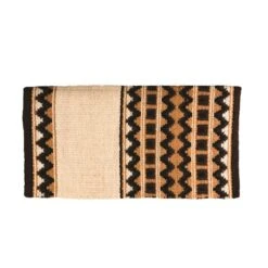 Western Rawhide Country Legend Sapphire Standard Show Blanket - Cream/Black/Taupe/Dark Brown
