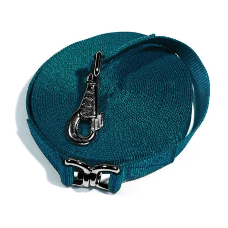 Kensington 30ft Flat Nylon Lunge Line - Harbor W/Black Nickle 1 Kensington 30ft Flat Nylon Lunge Line - Harbor W/Black Nickle