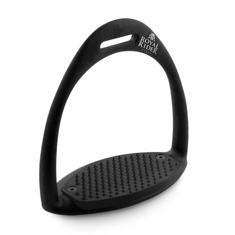 Royal Rider Easy Stirrups - Black/Black Pad 1 Royal Rider Easy Stirrups - Black/Black Pad