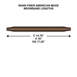 Nunn Finer Nunn Finer Event Bridle - Havana/Brass -Tackof The Day Shop 672553 800 800