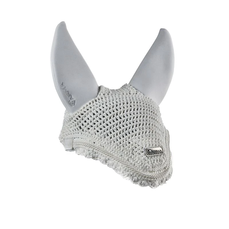 Shires ARMA Calm Noise Reducing Ear Net - White 1 Shires ARMA Calm Noise Reducing Ear Net - White